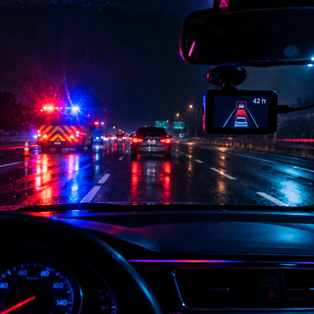 后装智驾系统未识别前方静止警车导致致命追尾