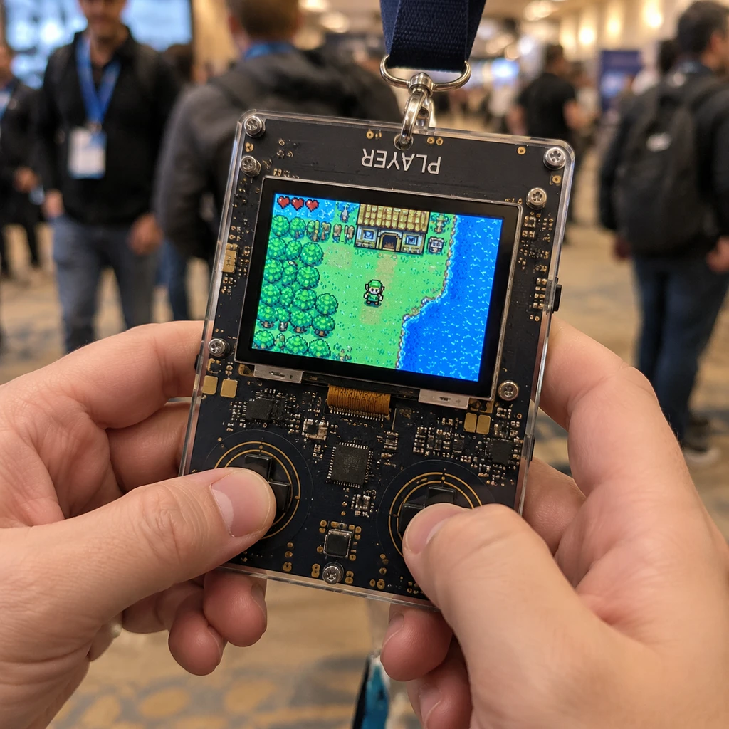 GitHub Universe 胸牌靠 Gemini 4 跑 Game Boy Color：230 MHz 不刷机的极限压榨