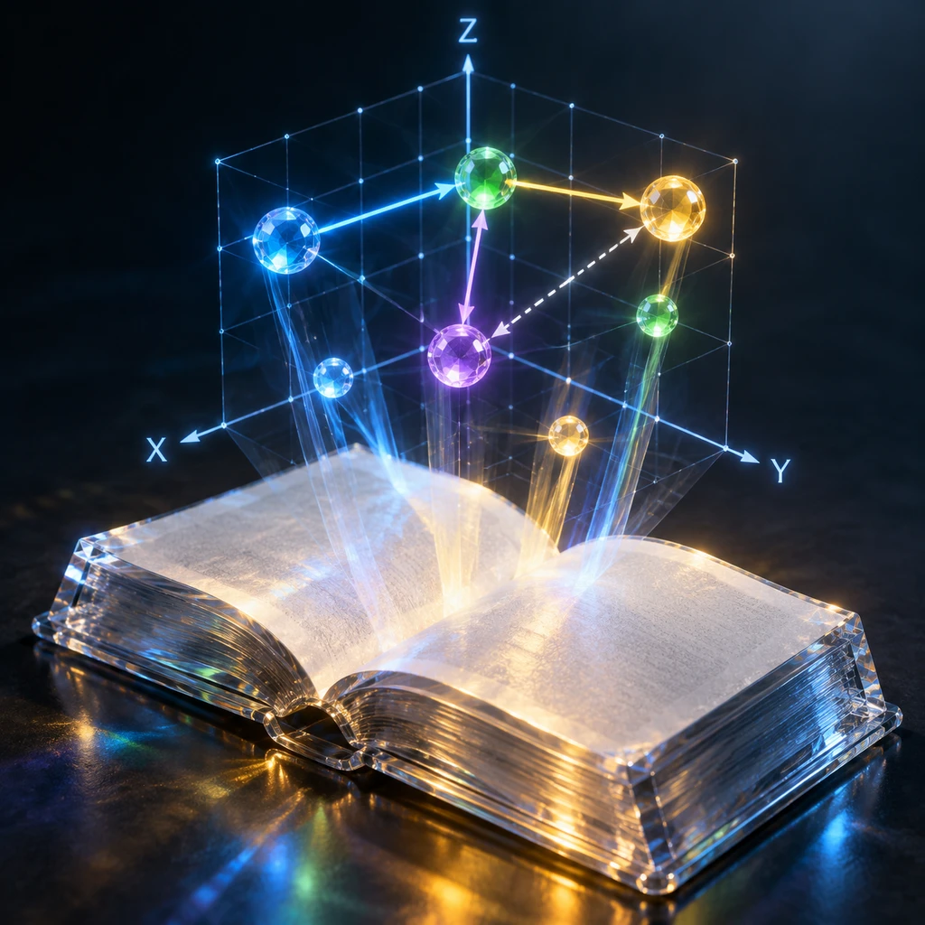 Word2vec 把孤立的单词变成数学坐标里可加减的向量(示意图)