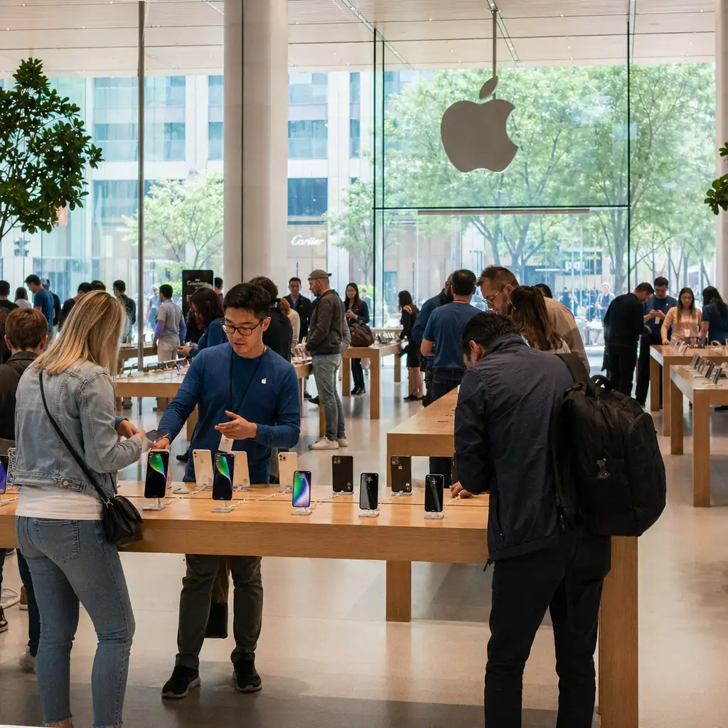 苹果Q2营收1112亿美元：iPhone缺芯还涨22%，库克给Ternus留了一台硬机器