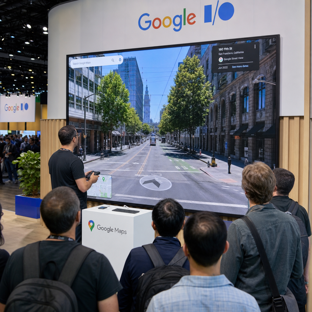 Google把街景接入Genie：真实道路能试玩，但别当城市数字孪生