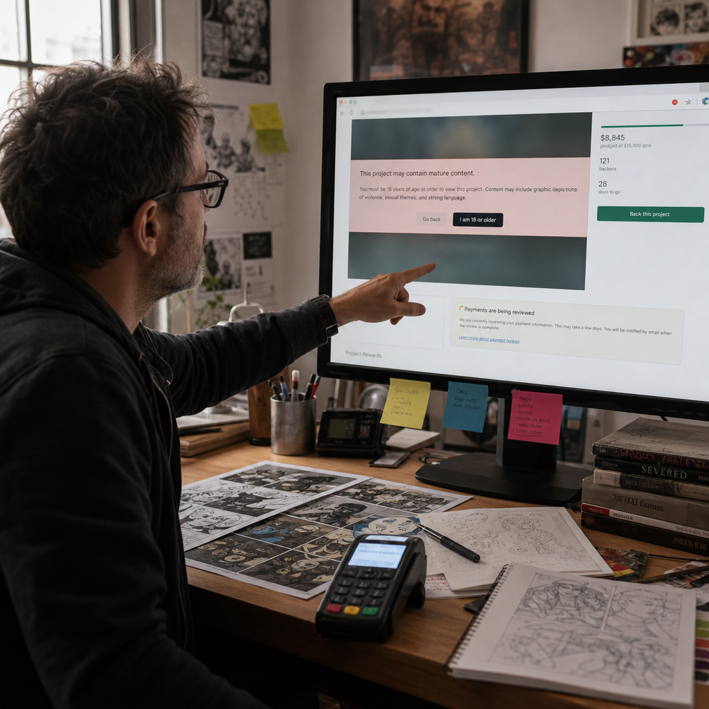 Kickstarter 撤回成人内容新规，但真正的闸门还在 Stripe 手里