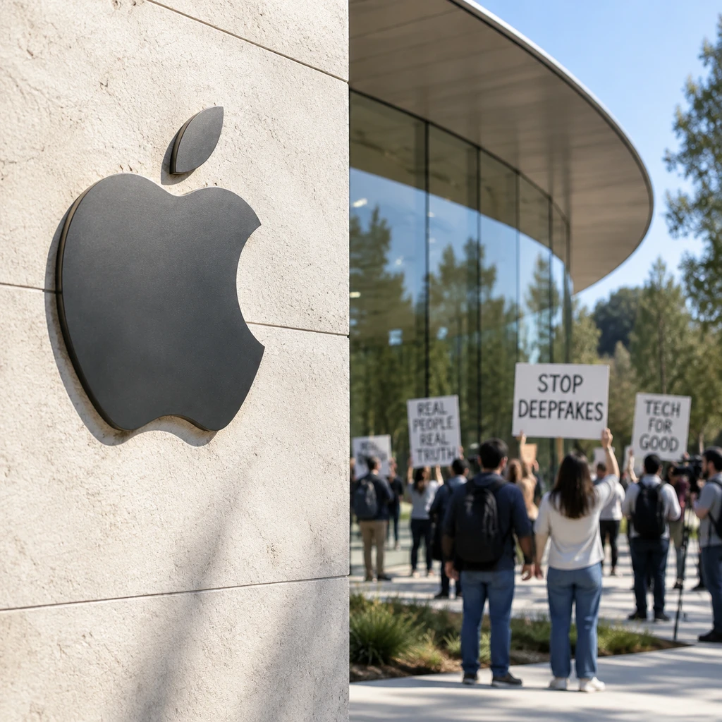 Apple封禁App Store脱衣AI：Grok争议与47款应用背后的防御战