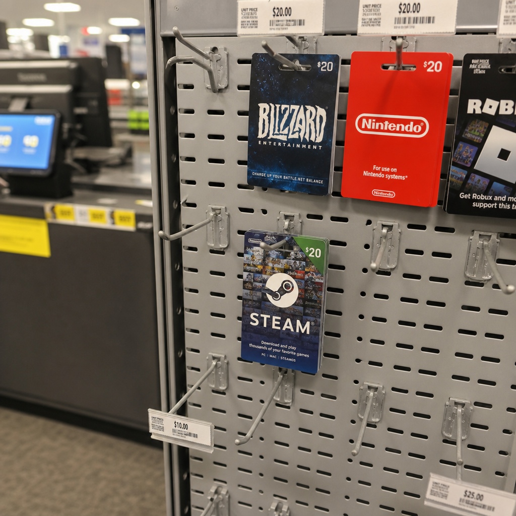 Valve 停售实体 Steam 礼品卡：不是取消充值，是收掉一个诈骗入口