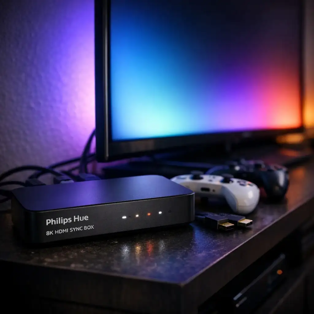 Hue Sync Box 8K 降到 269.49 美元：七折能买，但别忽略 Hue 生态门槛