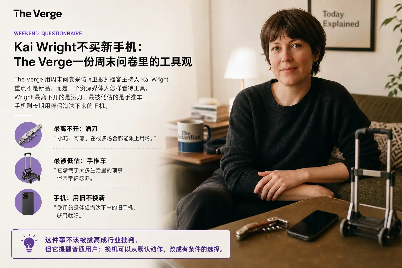 Kai Wright不买新手机：The Verge一份周末问卷里的工具观