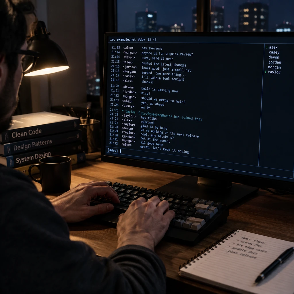 Parley 推出轻量去中心化聊天网络：用 35 岁 IRC 协议叫板 Matrix