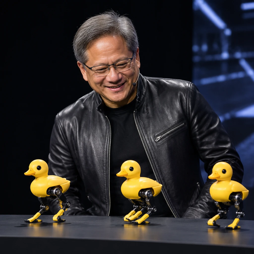 黄仁勋带火399美元Microduck机器鸭，20000台预售背后是仿真暗战