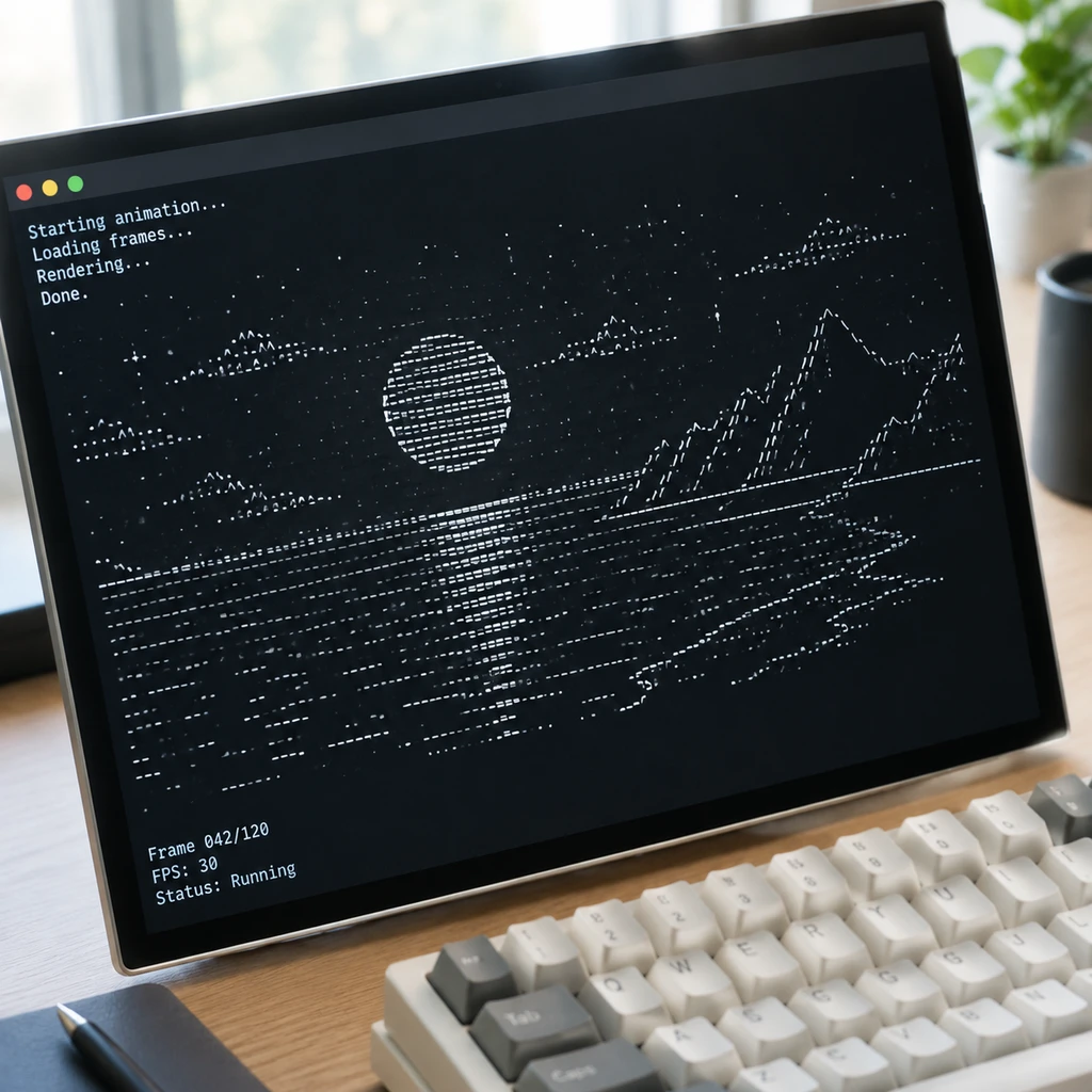 ascii.rest 封装 191 款动态字符组件，现代前端架构切入复古极客美学