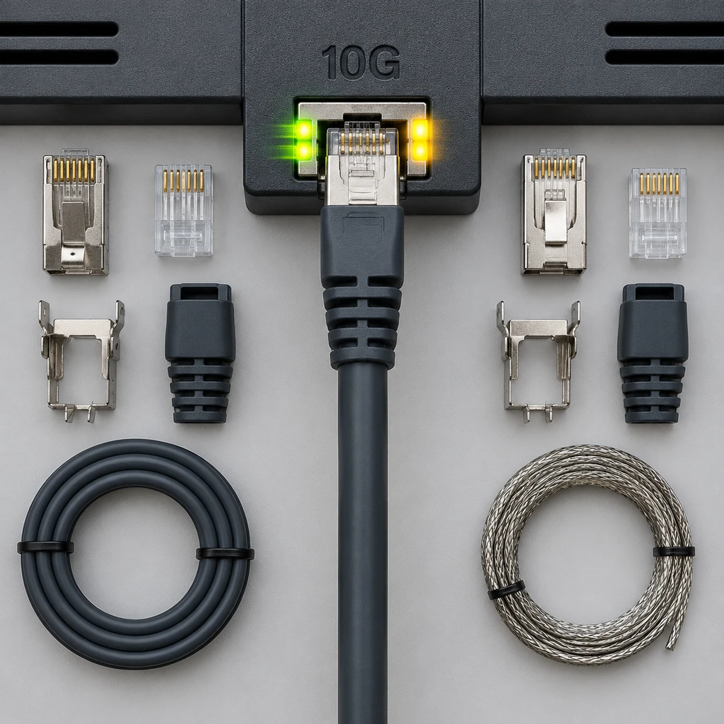 万兆电口以 9.75 Gbps 饱和速率倾泻原始 I/Q 信号