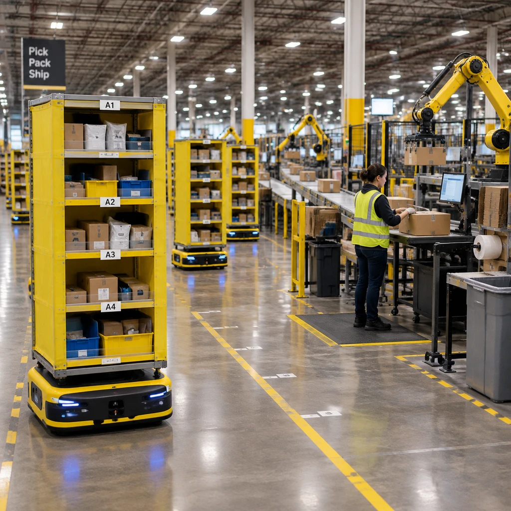 Amazon 部署 100 万台机器人,工伤账本却算不平了