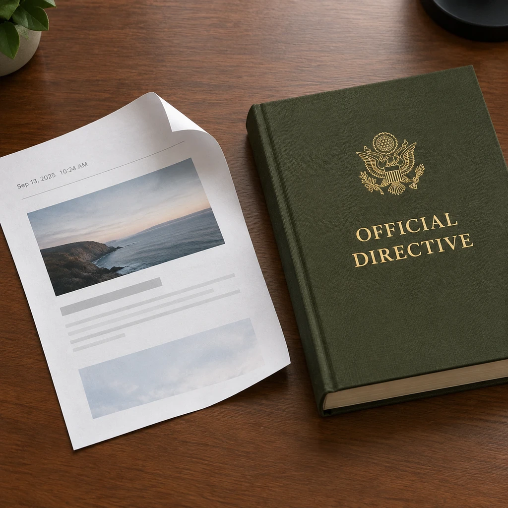 临时网页与正式防务指令的效力存在明显鸿沟(示意图)