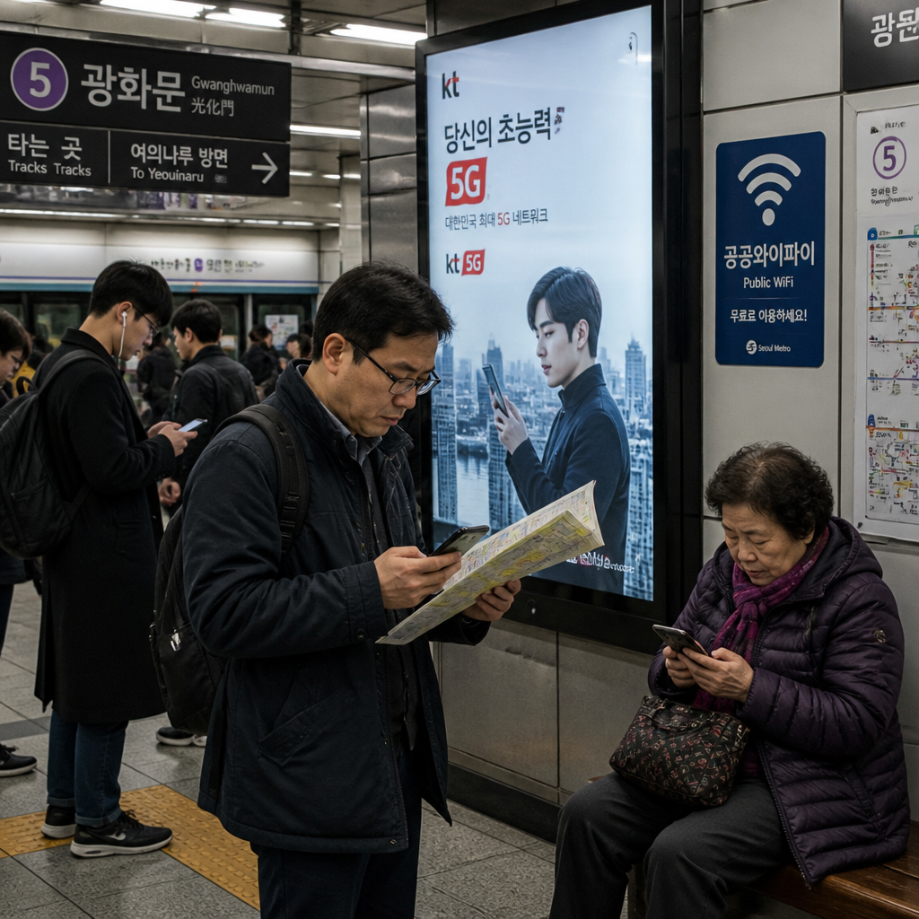 韩国把“断网焦虑”变成公共服务:流量用完后,人人还能保底上网