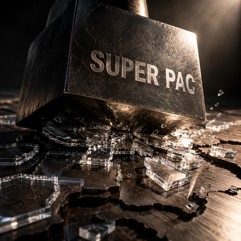 1.4亿美元超级PAC在初选中对异见议员实施定点清除(示意图)