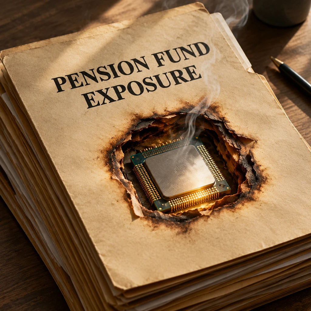 追求高收益的养老金早已成为高风险算力基建的底层金主(示意图)