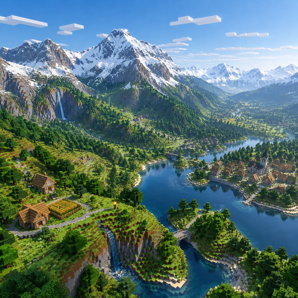 瑞士全境 1:1 塞进 Minecraft,Blocks 项目背后的地理数据算法与 15 瑞郎门槛