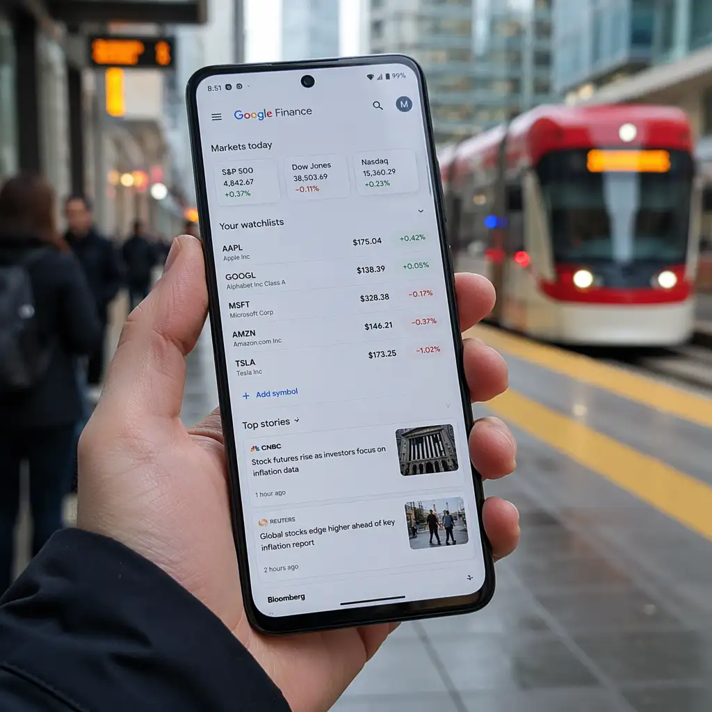Google Finance 推出独立 Android 应用,AI 开始正面碰财经信息市场