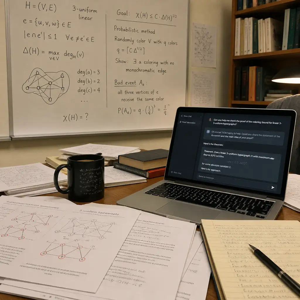 AI 真把一道前沿数学题做出来了：超图拉姆齐问题被攻破，信号比“会做题”更强