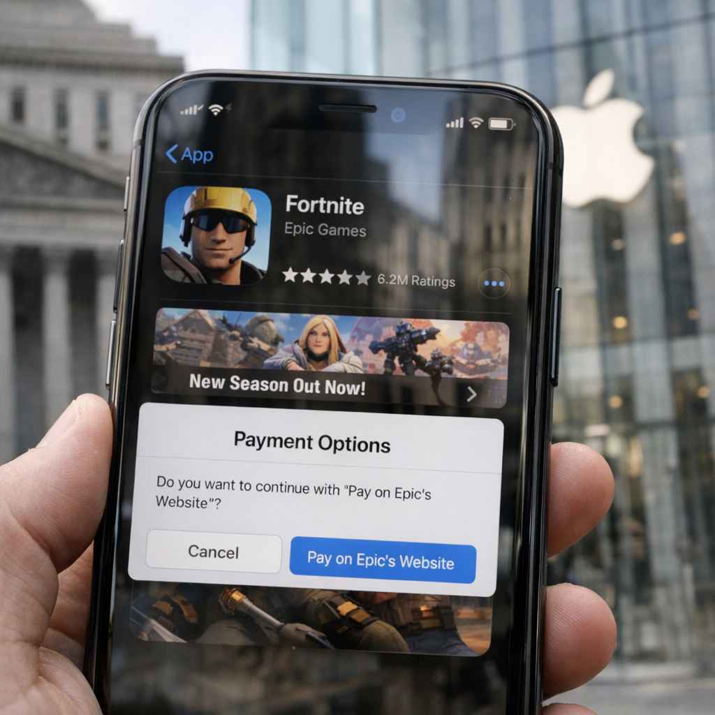 苹果把 App Store 外链案打到最高法院：它守的不是链接，是抽成权