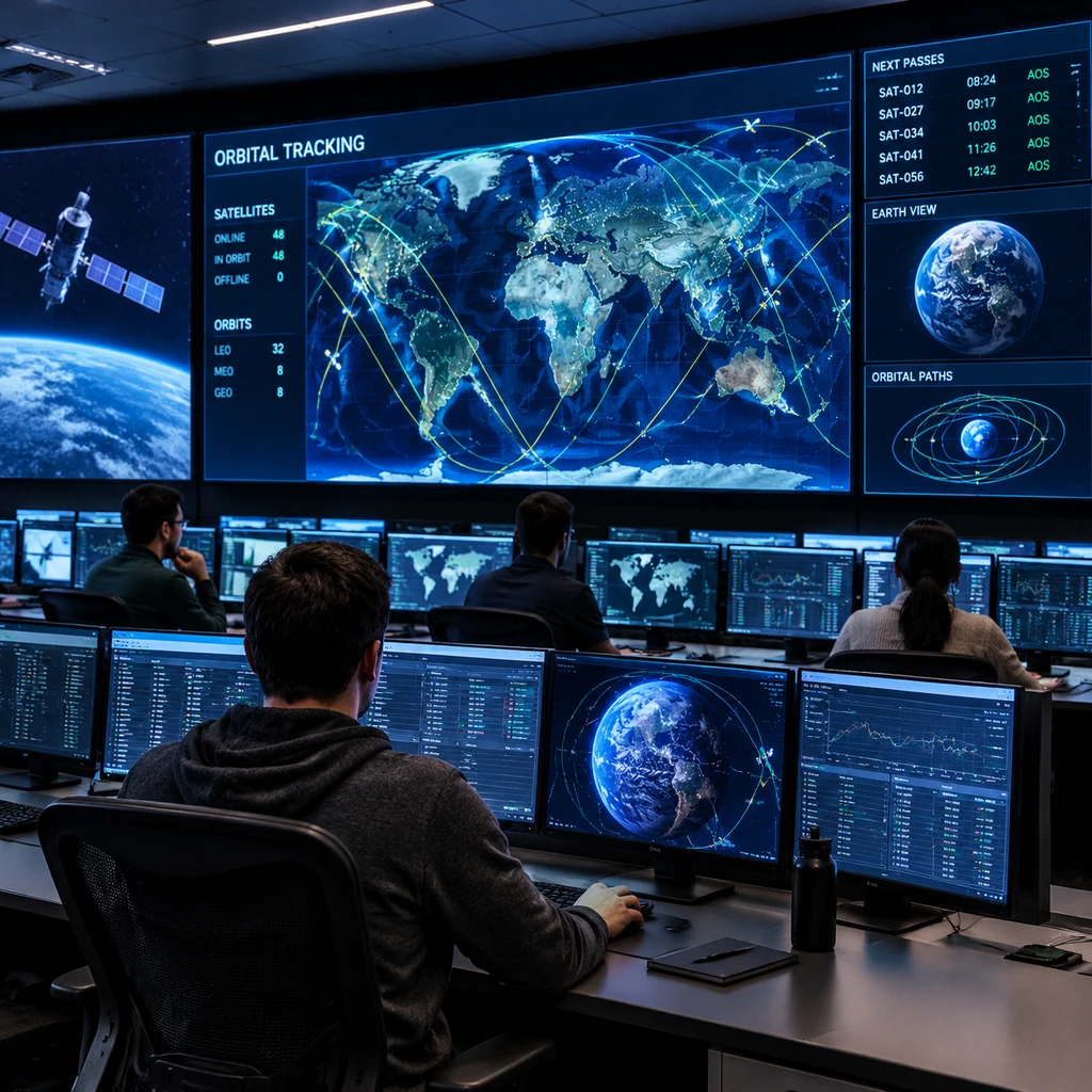 Space Now 模拟 52 万天体破圈背后：3.5 万颗卫星的实时图景为何只是离线推演