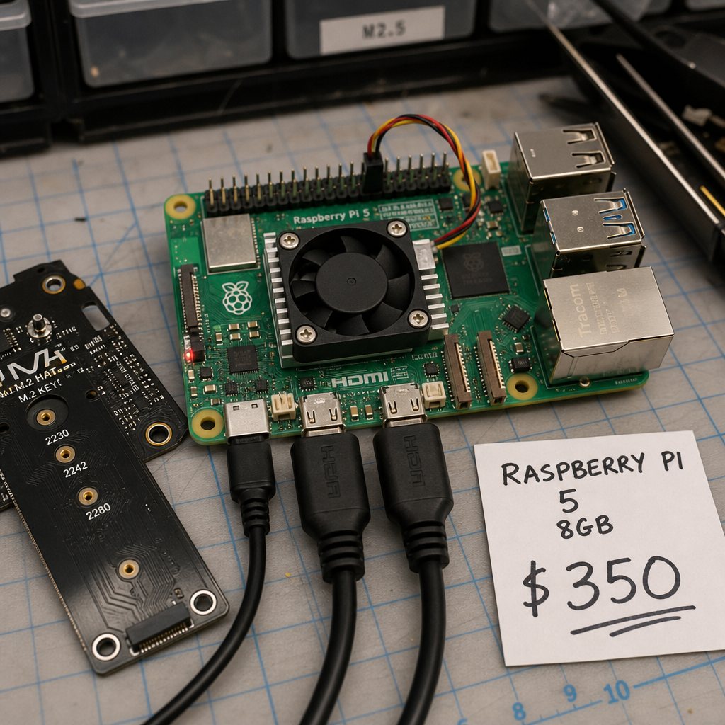 Adafruit 卖到 350 美元的 Raspberry Pi 5：树莓派的低门槛叙事变了
