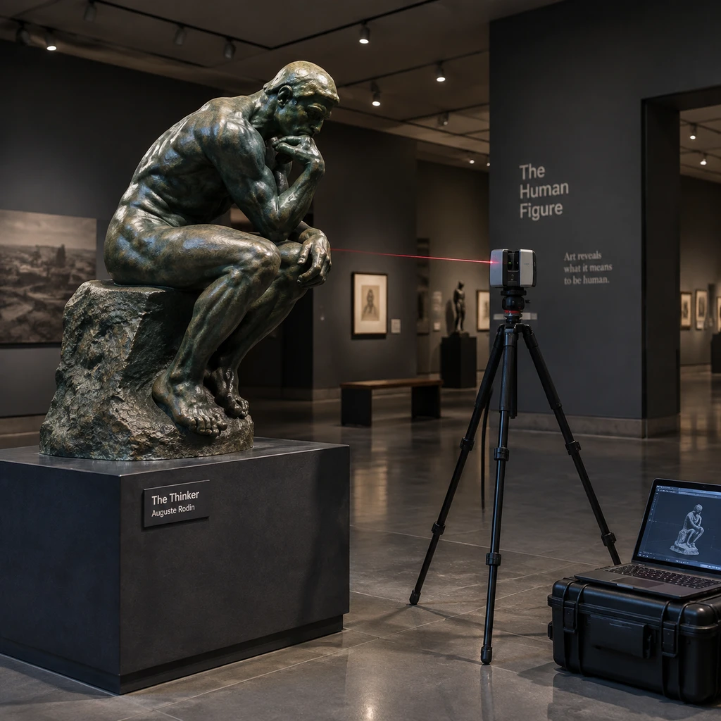 Rodin Museum 3D 点云扫描案尘埃落定:一场耗时八年倒贴三千欧元的公开溃败