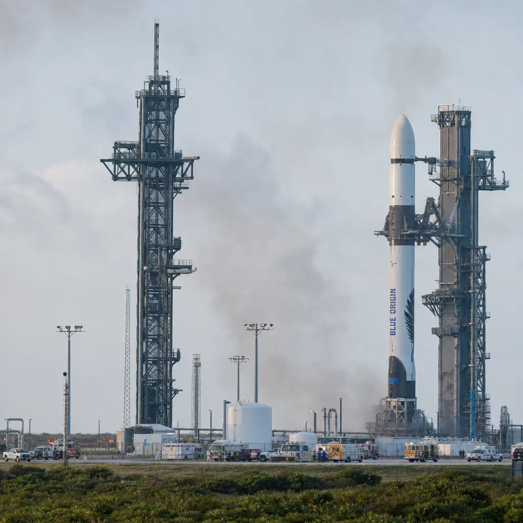 Blue Origin 说年底复飞，New Glenn 真正要先过发射台这一关