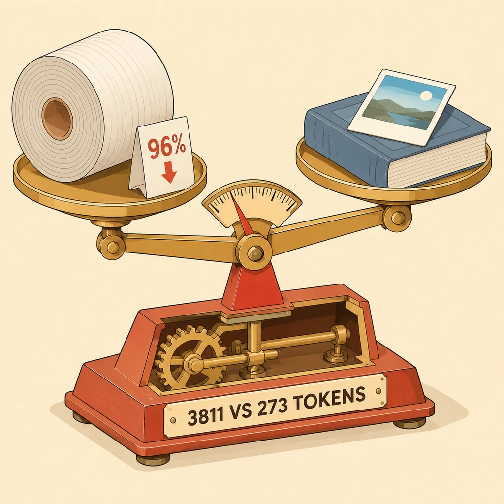 省下 96% Token 的分母是全量无障碍树,不是屏幕截图(示意图)