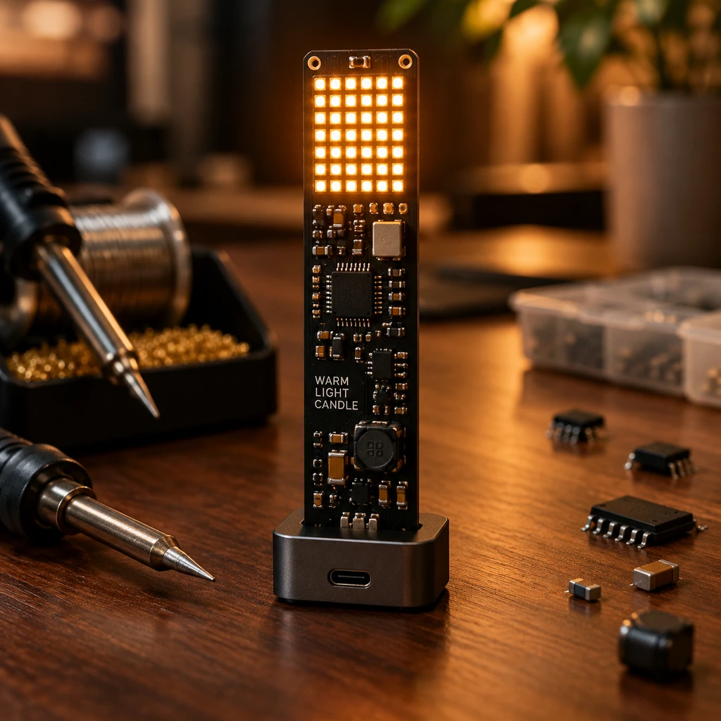 Arduboy 推出 149 美元 Digital Candle，用 3545 参数 AI 模拟烛火