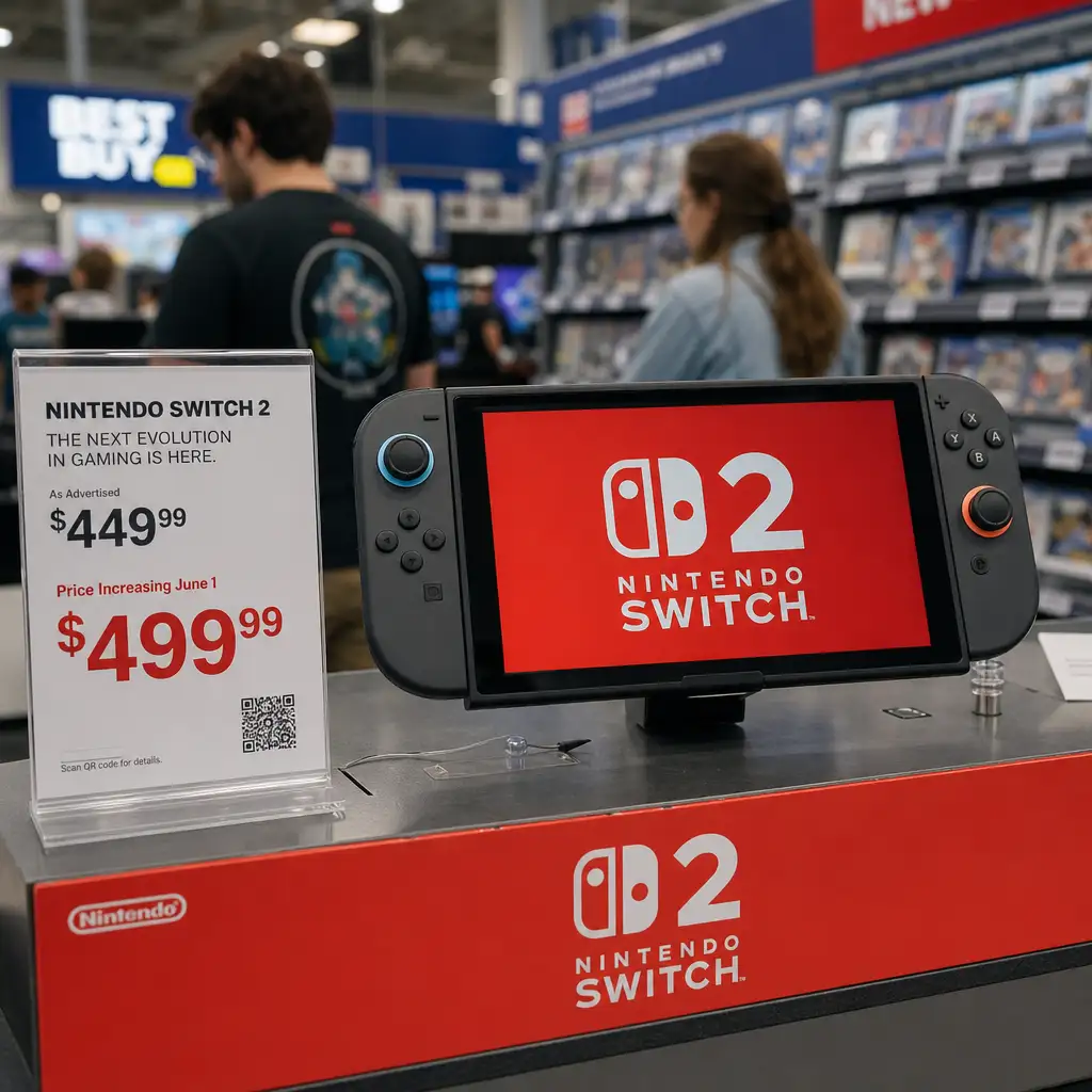 Switch 2 涨到 499.99 美元:主机越等越便宜的老规矩,任天堂也守不住了