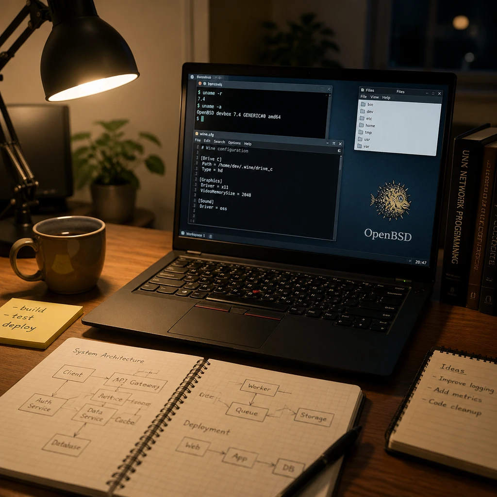 Wine 首次破冰 OpenBSD：用软件模拟绕过 gsbase 铁律但暂别 32 位