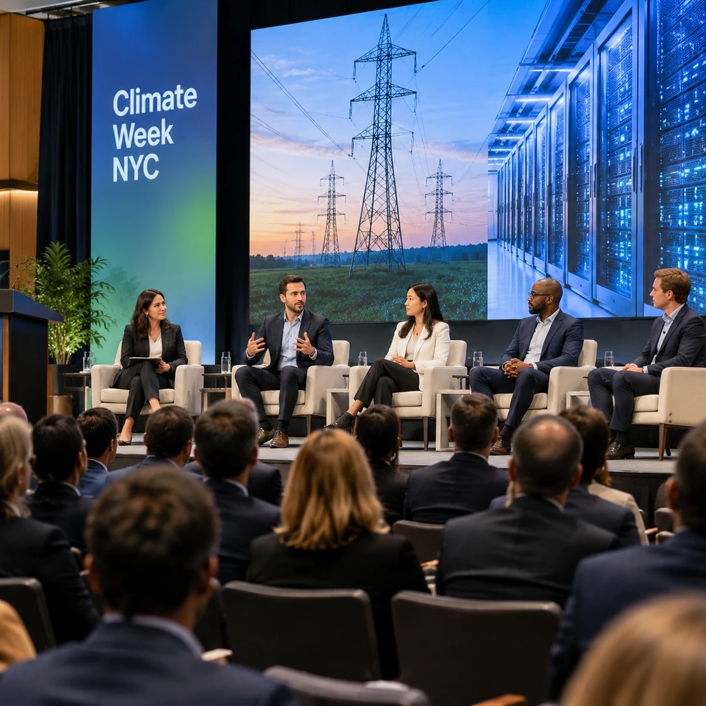 Climate Week NYC成AI主场：Q1融资143亿背后的脱碳隐忧
