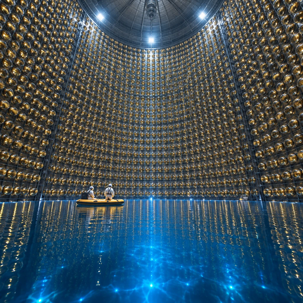 深埋地下的巨型中微子探测器静候近邻超新星爆发传来的纳秒级能谱信号