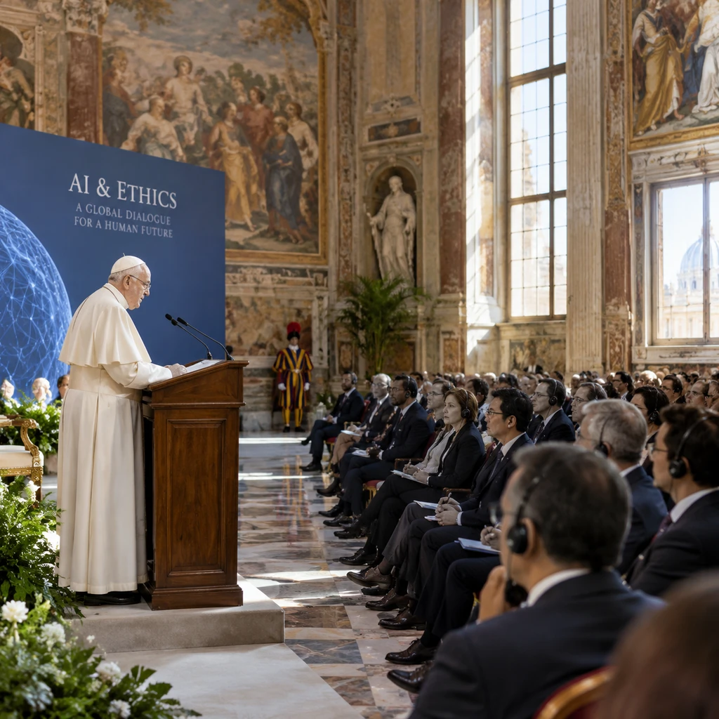 Pope Leo XIV 10月30日要求AI解除武装，堵死科技巨头免责退路