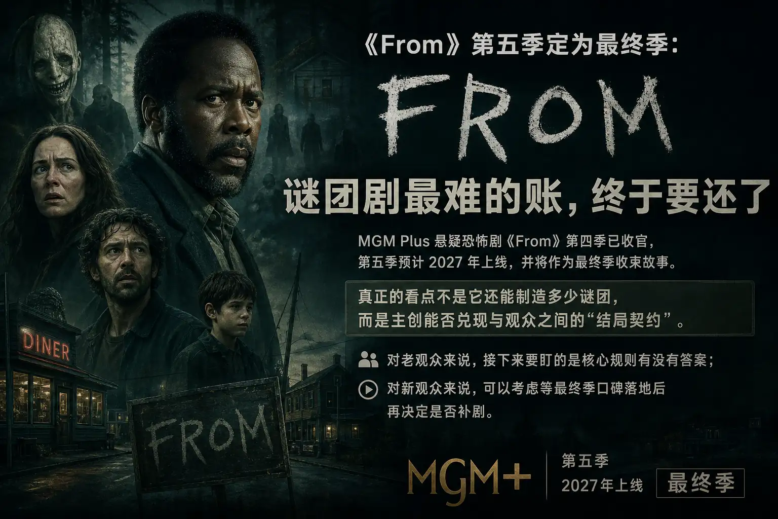 《From》第五季定为最终季：谜团剧最难的账，终于要还了