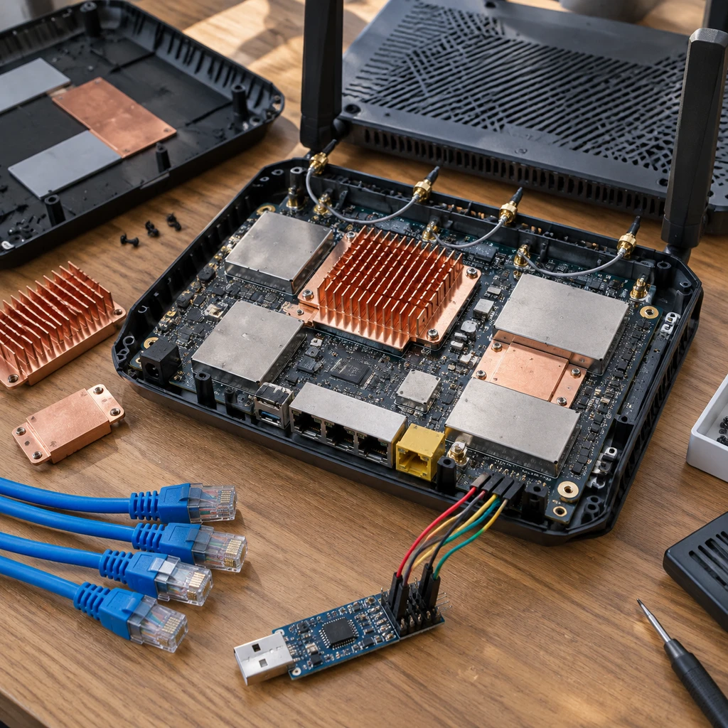 百元路由器改装 320 Msps 接收机：开源项目 w1700k-sdr 吞吐 9.75 Gbps 背后