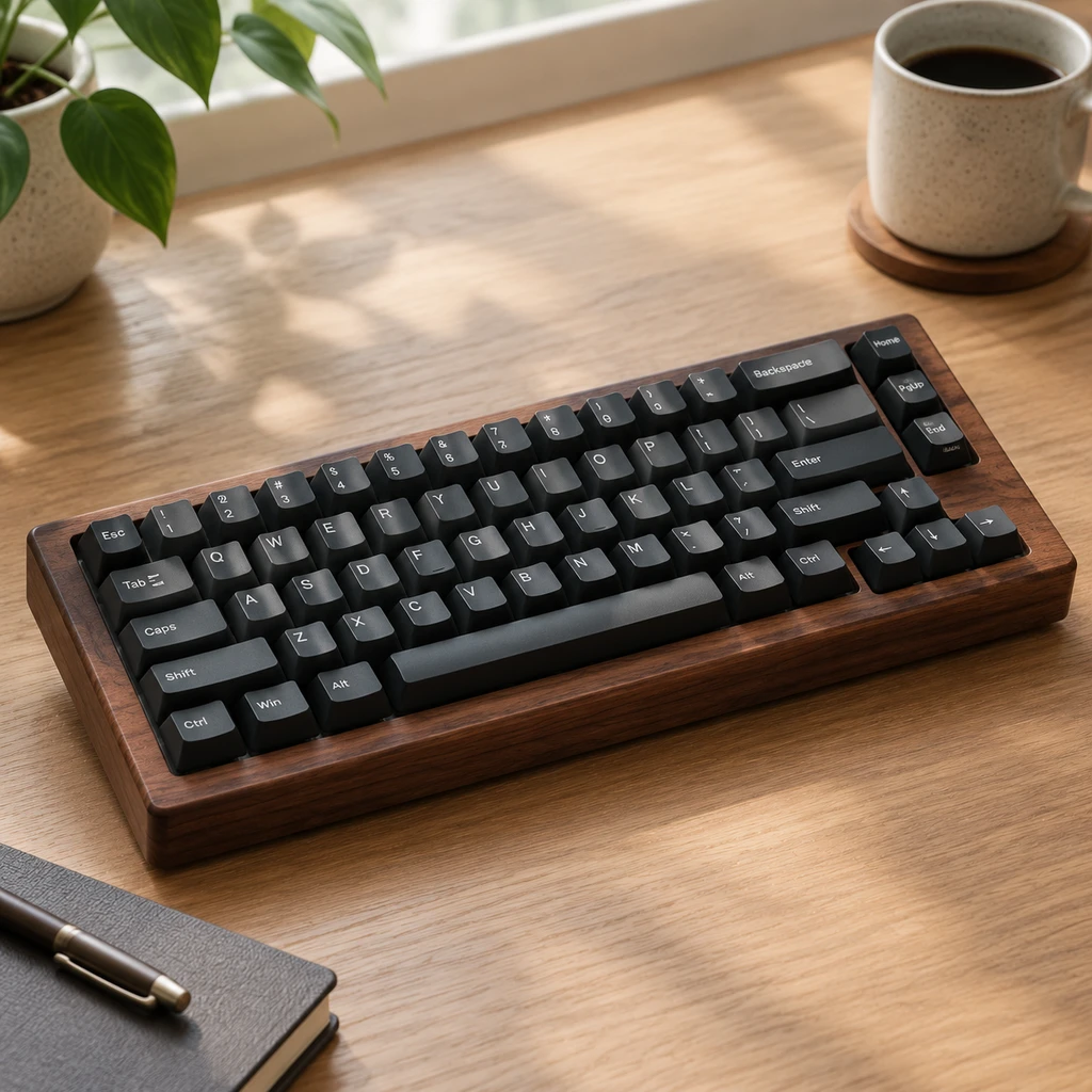 Keychron K8 HE售价近200美元：当电竞磁轴被缝进实木复古外壳