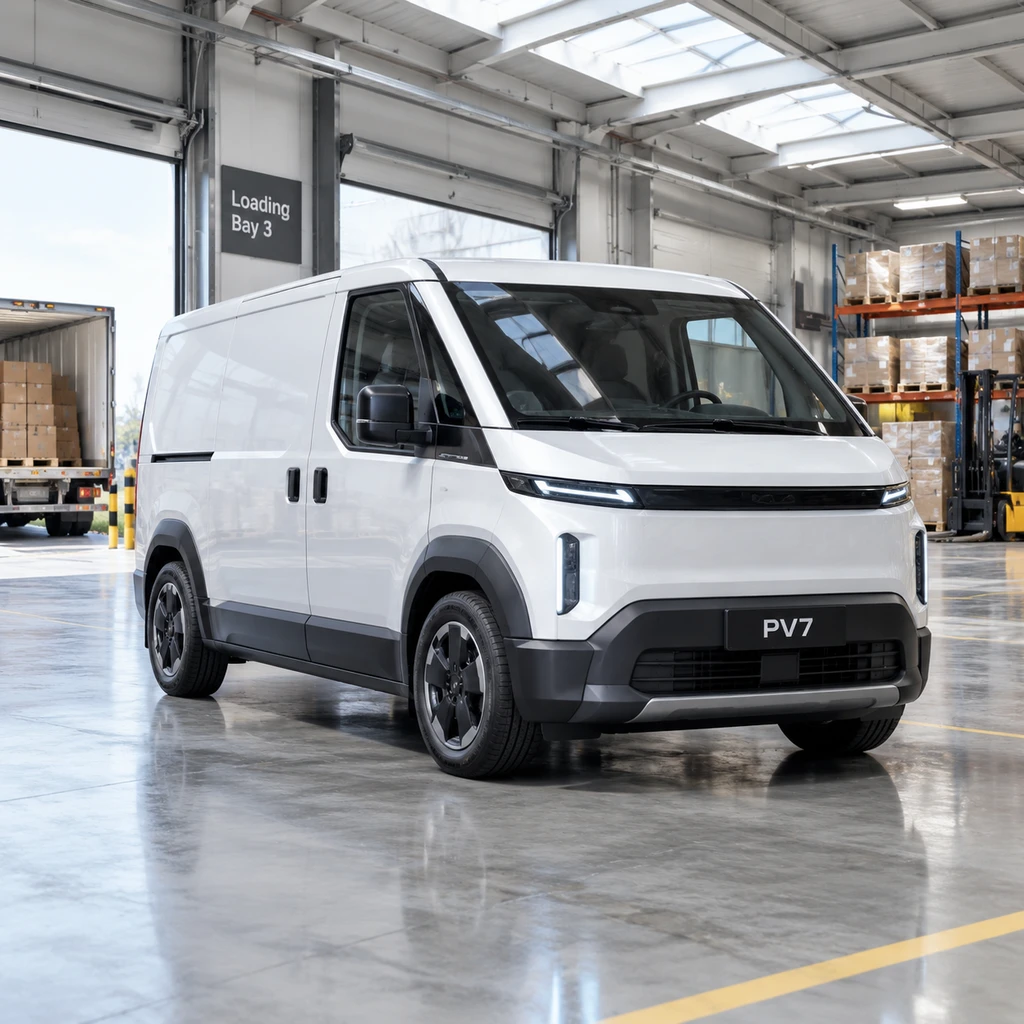 Kia PV7 搭载 800V 快充与 96.2kWh 电池，却撞上商用车载重死锁