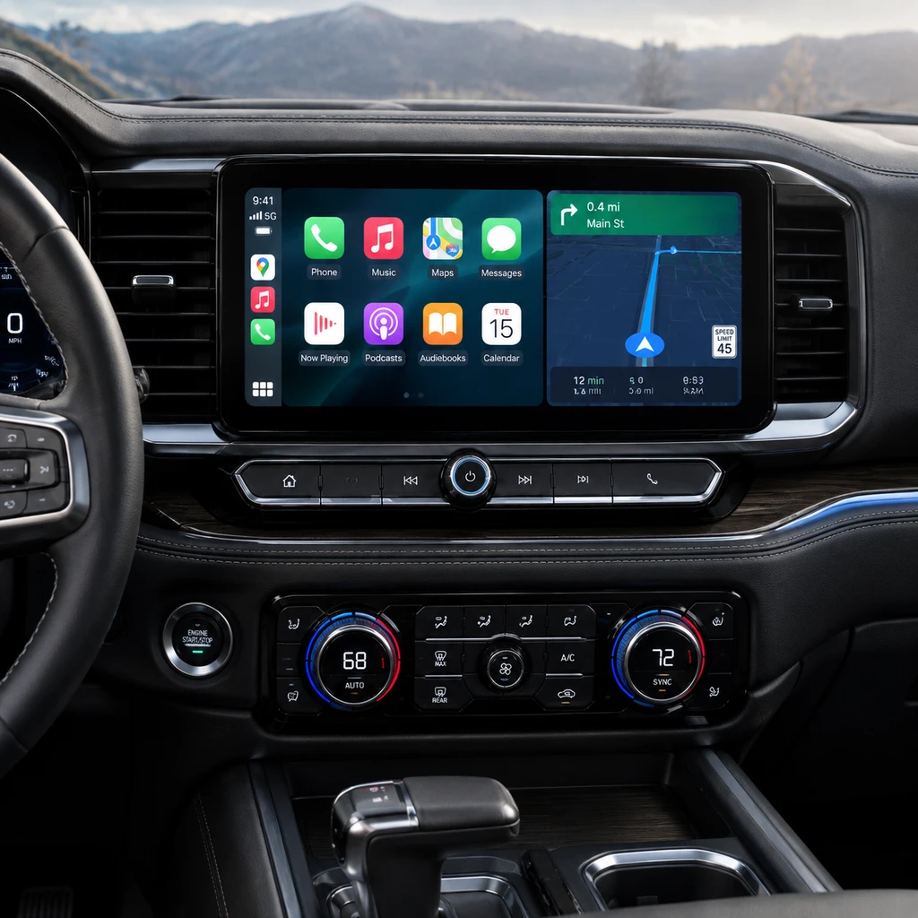 GM在2027款Chevrolet Silverado上保留CarPlay，底特律不敢切断基本盘
