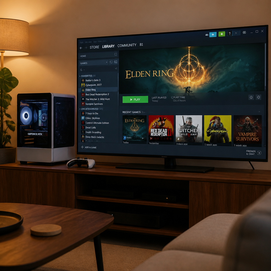 Valve 放开自组 Steam Machine：客厅游戏 PC 不必默认姓 Windows 了