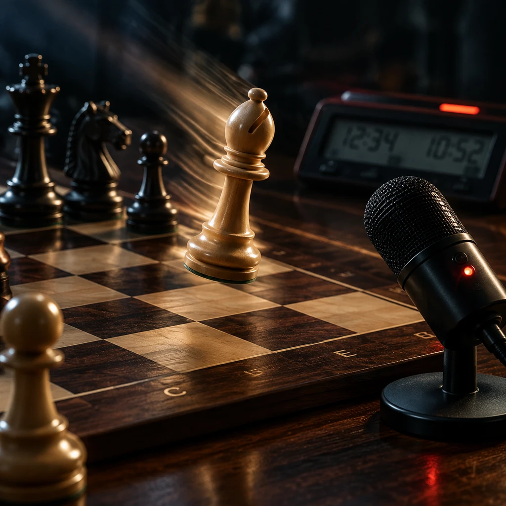 录音设备实时捕捉棋手在关键走步时的真实心智纠结