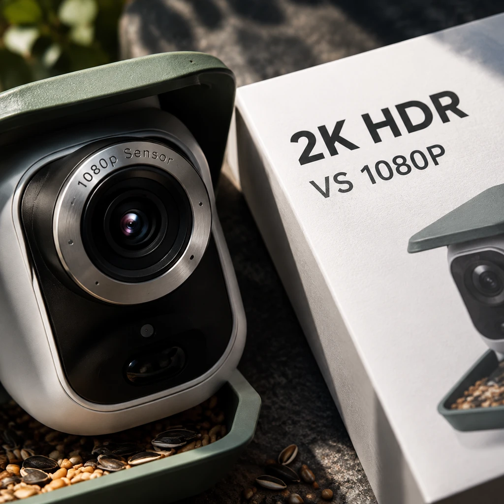机身丝印的 1080p 与包装标注的 2K HDR 暴露出参数宣称的自相矛盾