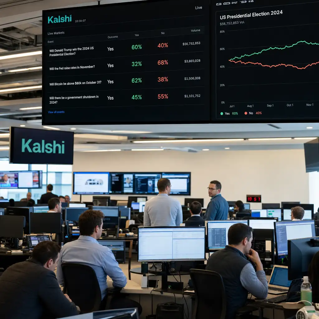 Kalshi 估值 5 个月翻倍到 220 亿美元：预测市场开始金融化了