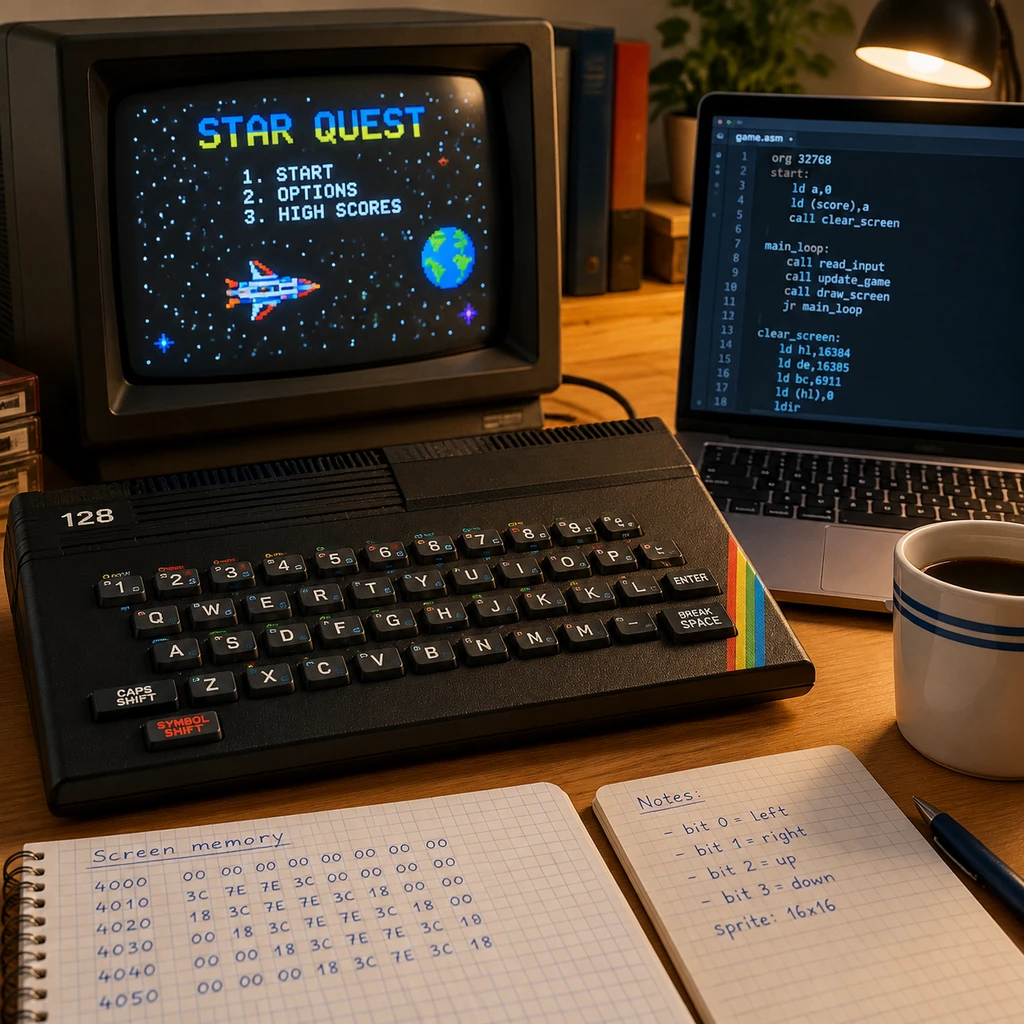 耗时近一年仅写出10KB代码：ZX Spectrum上的复古极客硬仗