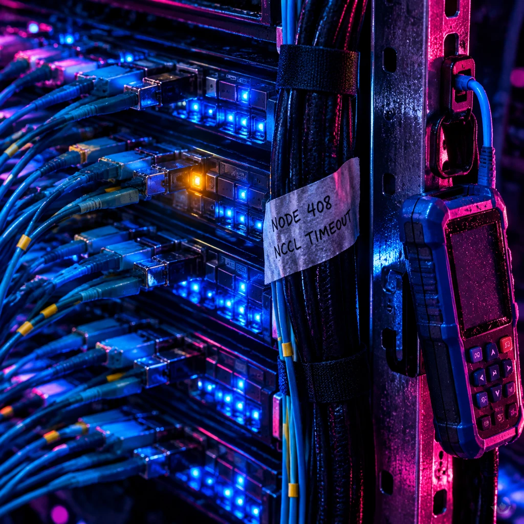 万卡训练集群光纤通信超时告警,大模型壁垒转向硬核集群排障