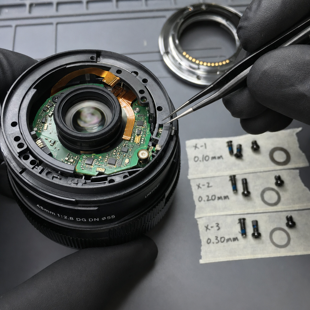 一颗0603保险丝，让一支Sigma 45mm镜头“复活”