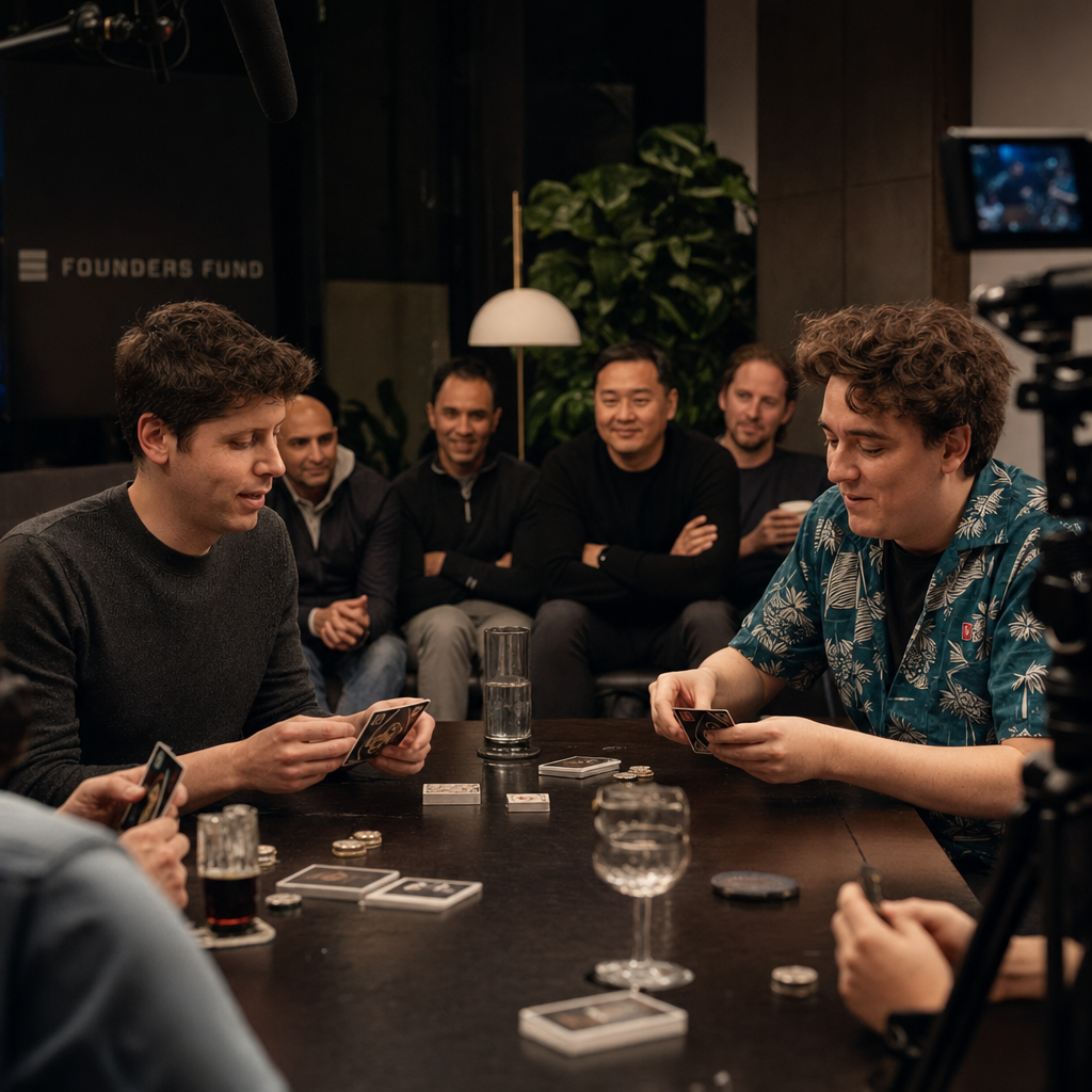 Founders Fund 做了一档 Mafia 牌局秀：硅谷资本开始自己搭舞台