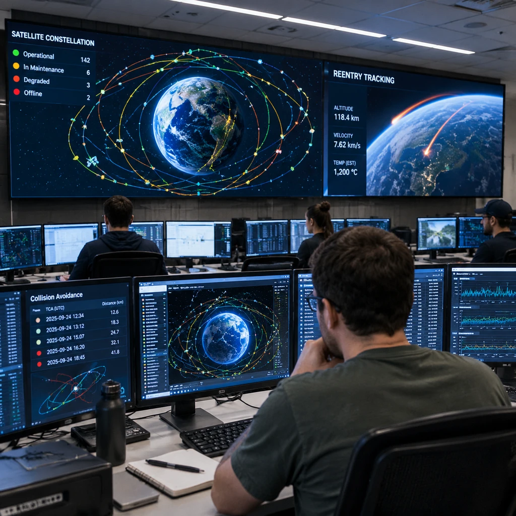 SpaceX Starlink 半年避碰超20万次,轨道垃圾总重突破17000吨的临界真相