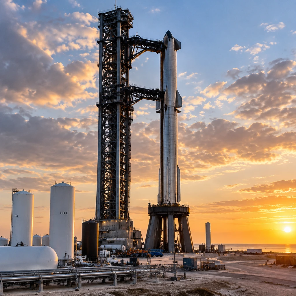 SpaceX计划11月用机械臂双捕获Starship上级与助推器