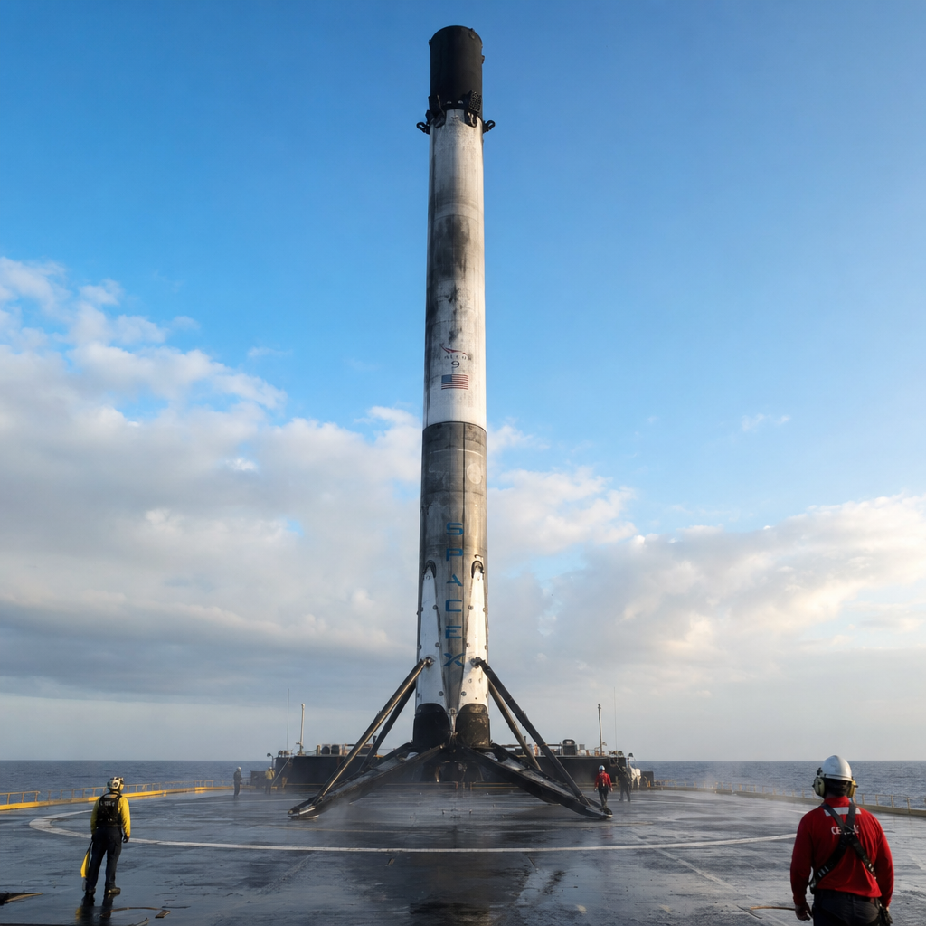 Falcon 9 助推器飞到第35次：SpaceX的底牌不是发射，而是复用产能